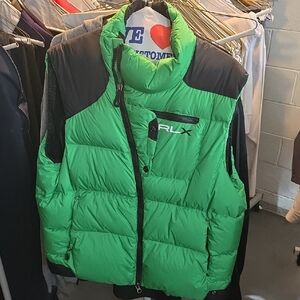 Polo by Ralph Lauren Green and Black Vest